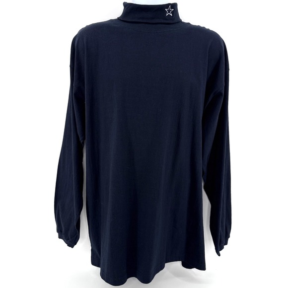 Dallas Cowboys 1998 NFL Men's XL Turtleneck Navy Vintage Deadstock The Edge
